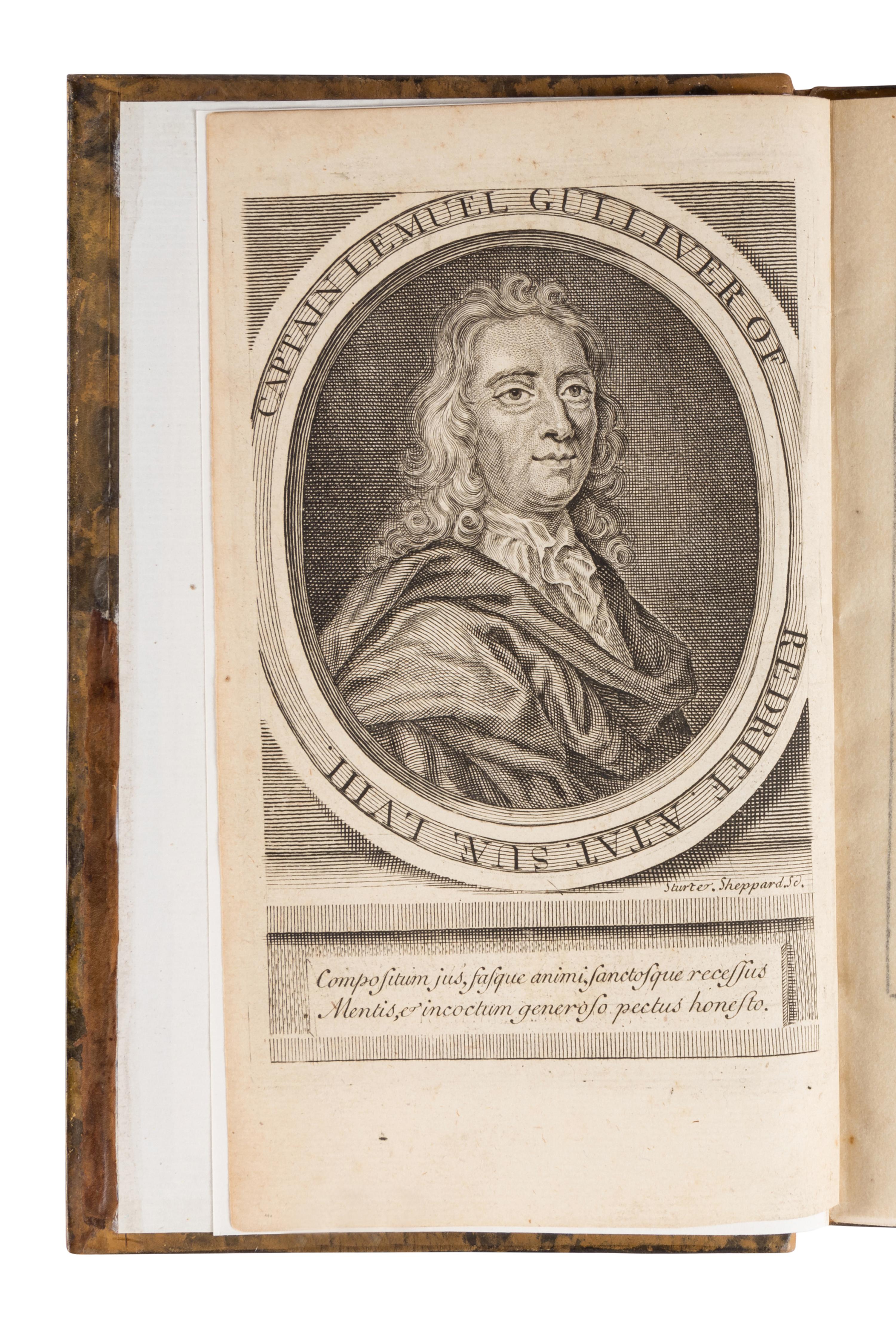 SWIFT, Jonathan (1667-1745). Travels Into Several Remote Nations of the World. In four parts. By Lemuel Gulliver ... London: Printed for Benj. Motte, 1726.