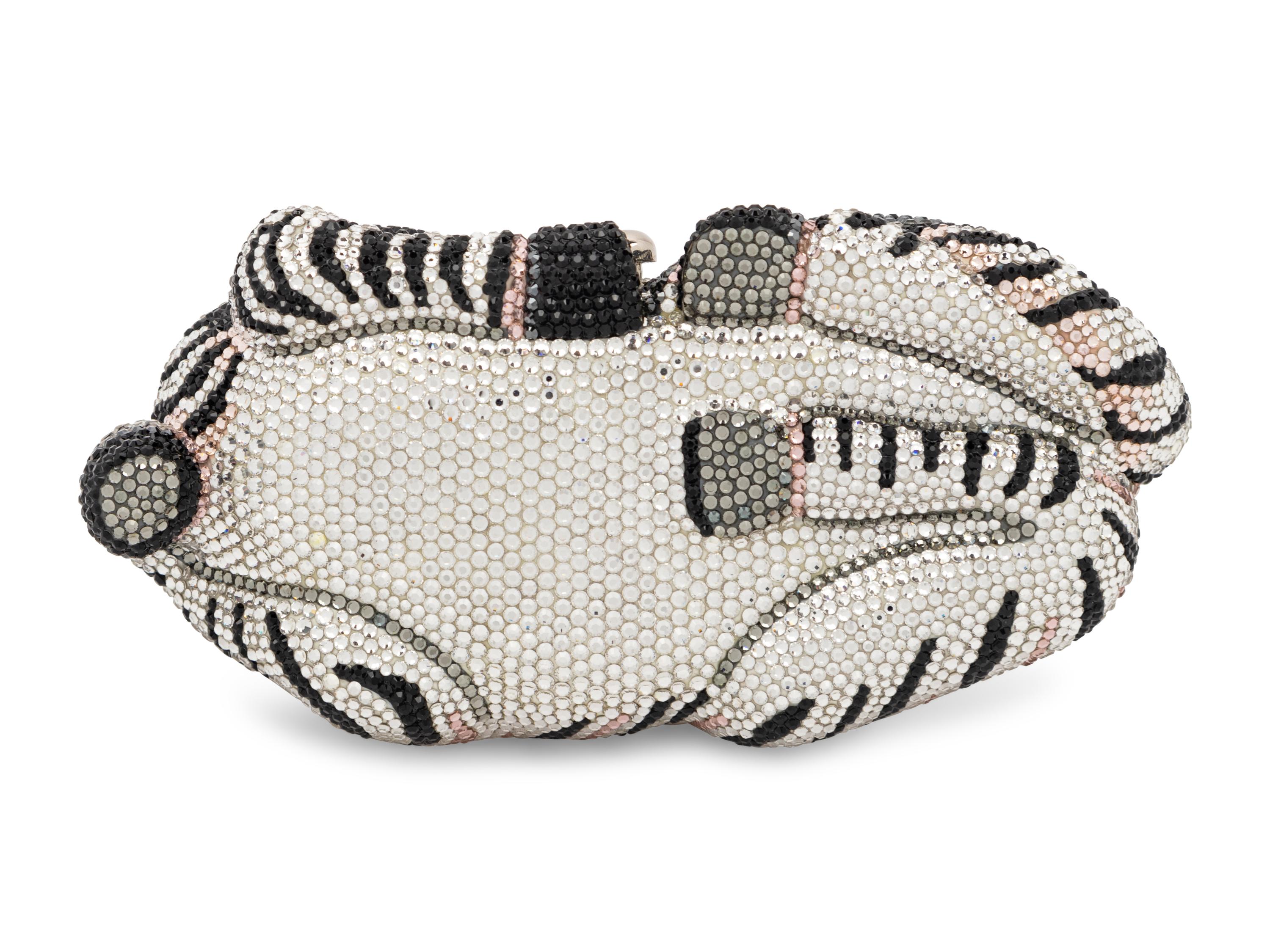 Judith Leiber Collector's Edition Zebra Minaudière