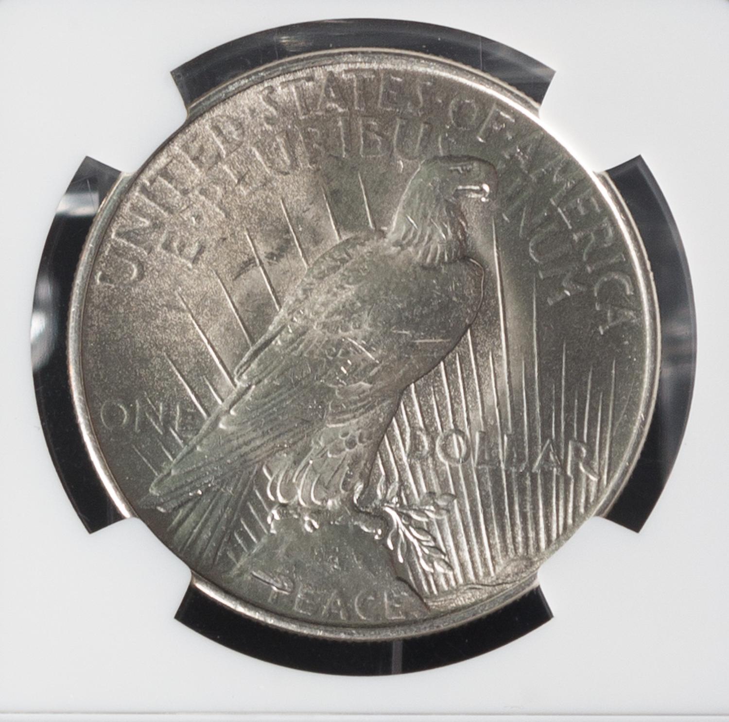 A United States 1922 Peace Silver Dollar