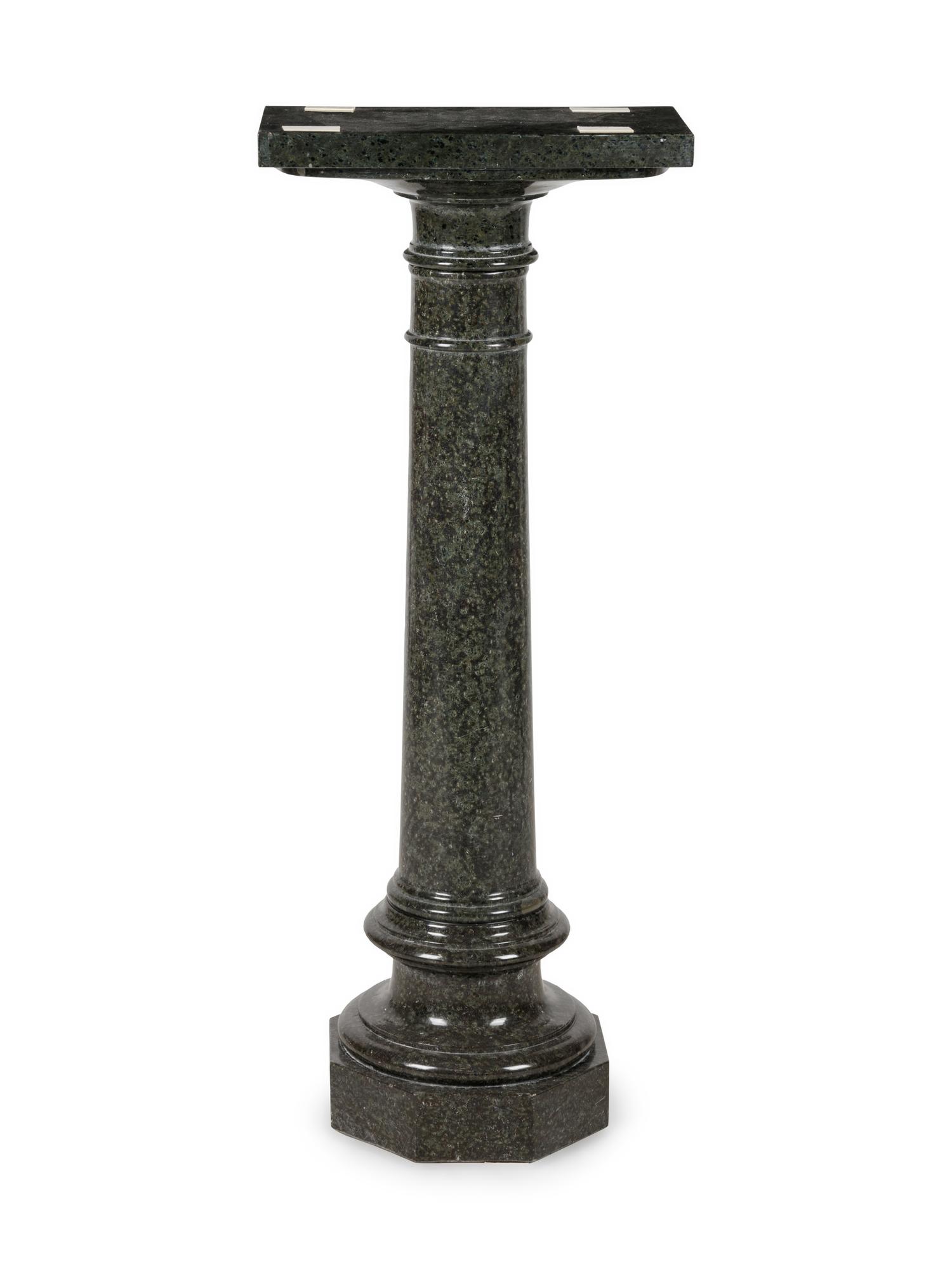 A Continental Marble Pedestal
