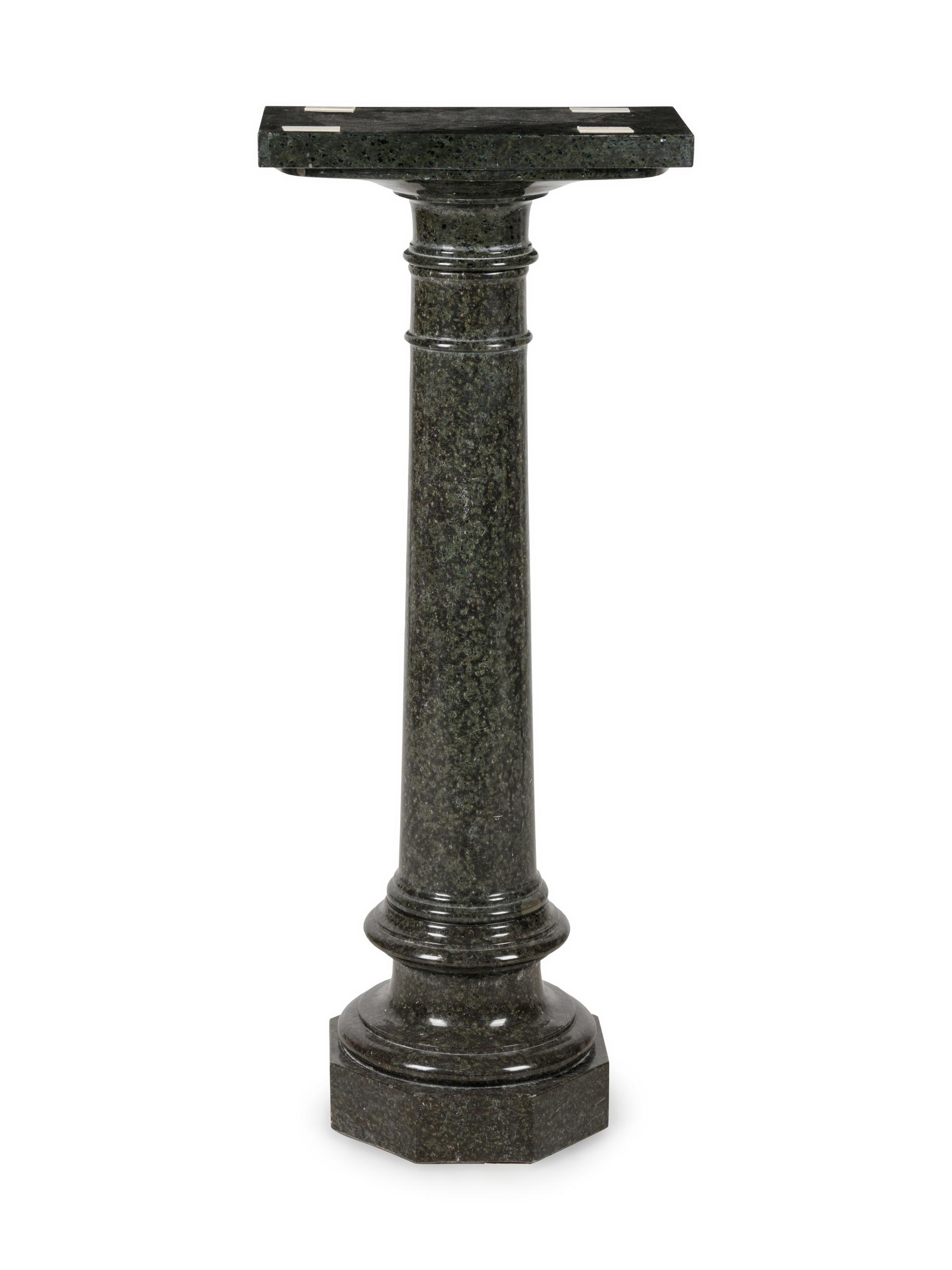 A Continental Marble Pedestal