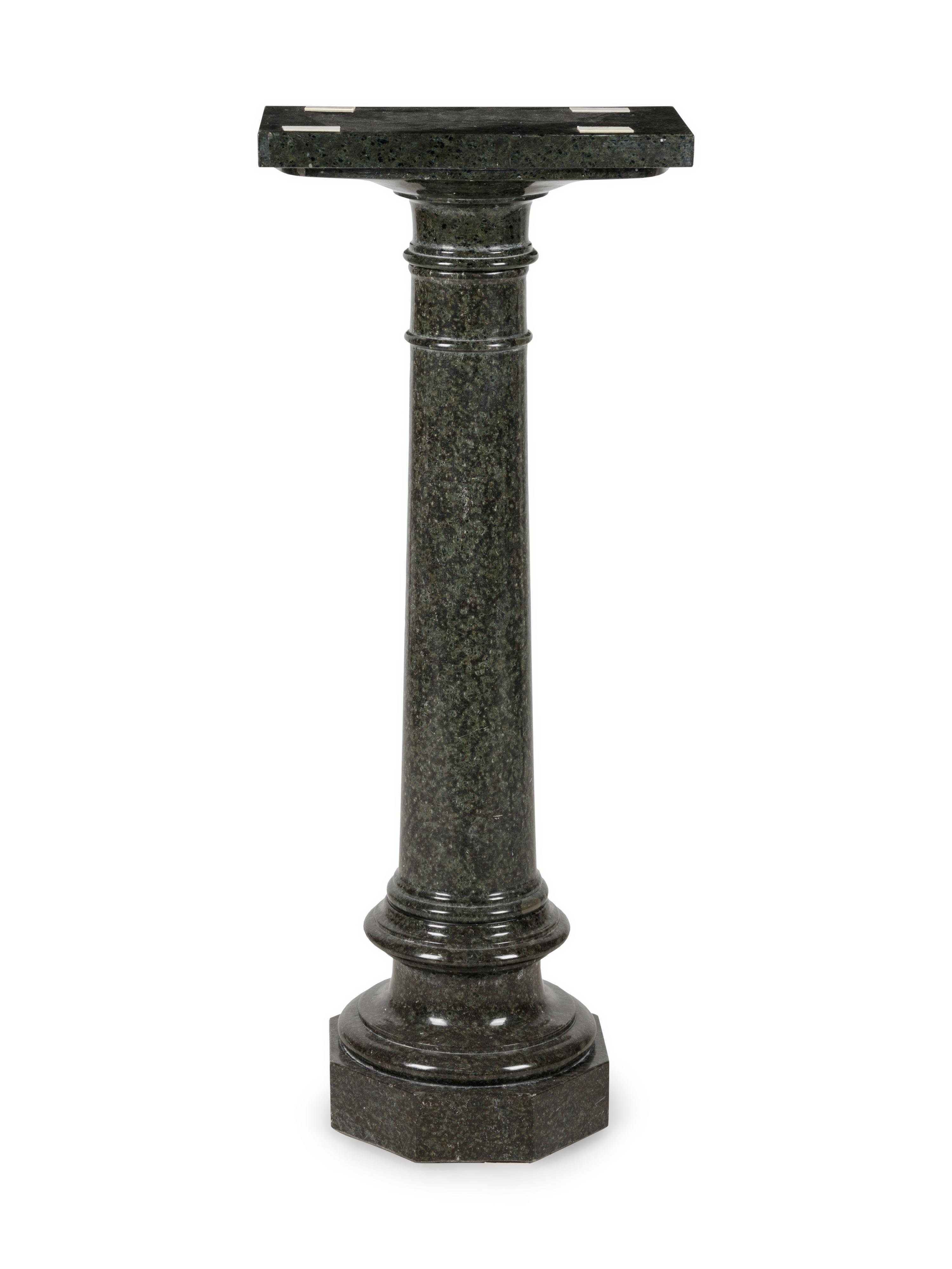 A Continental Marble Pedestal
