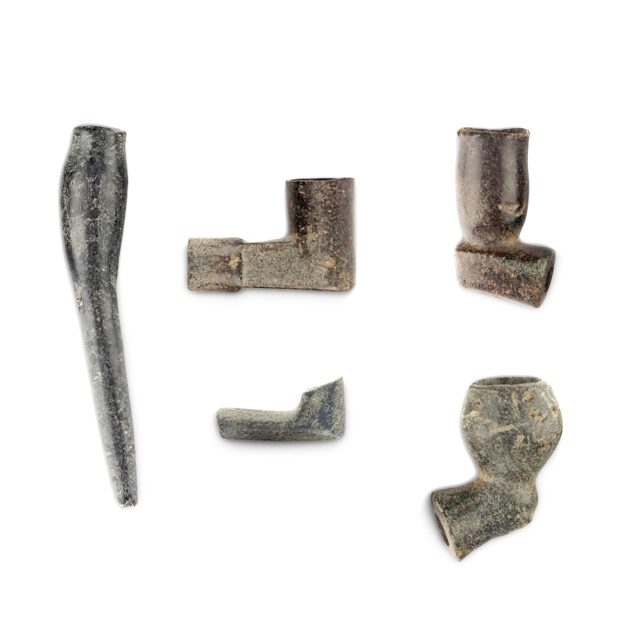Southeastern Steatite Pipe Bowls