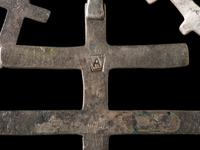 Sterling Silver Double Cross Necklace
