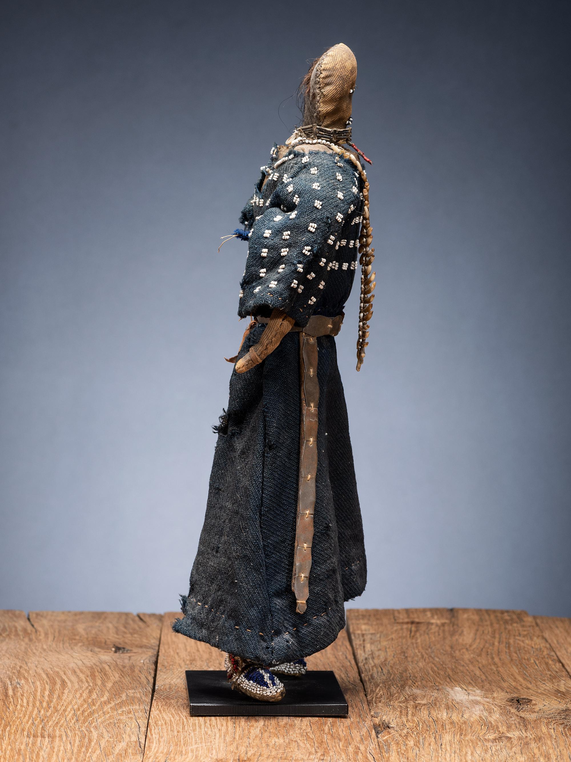Sioux Beaded Doll, with Necklace
