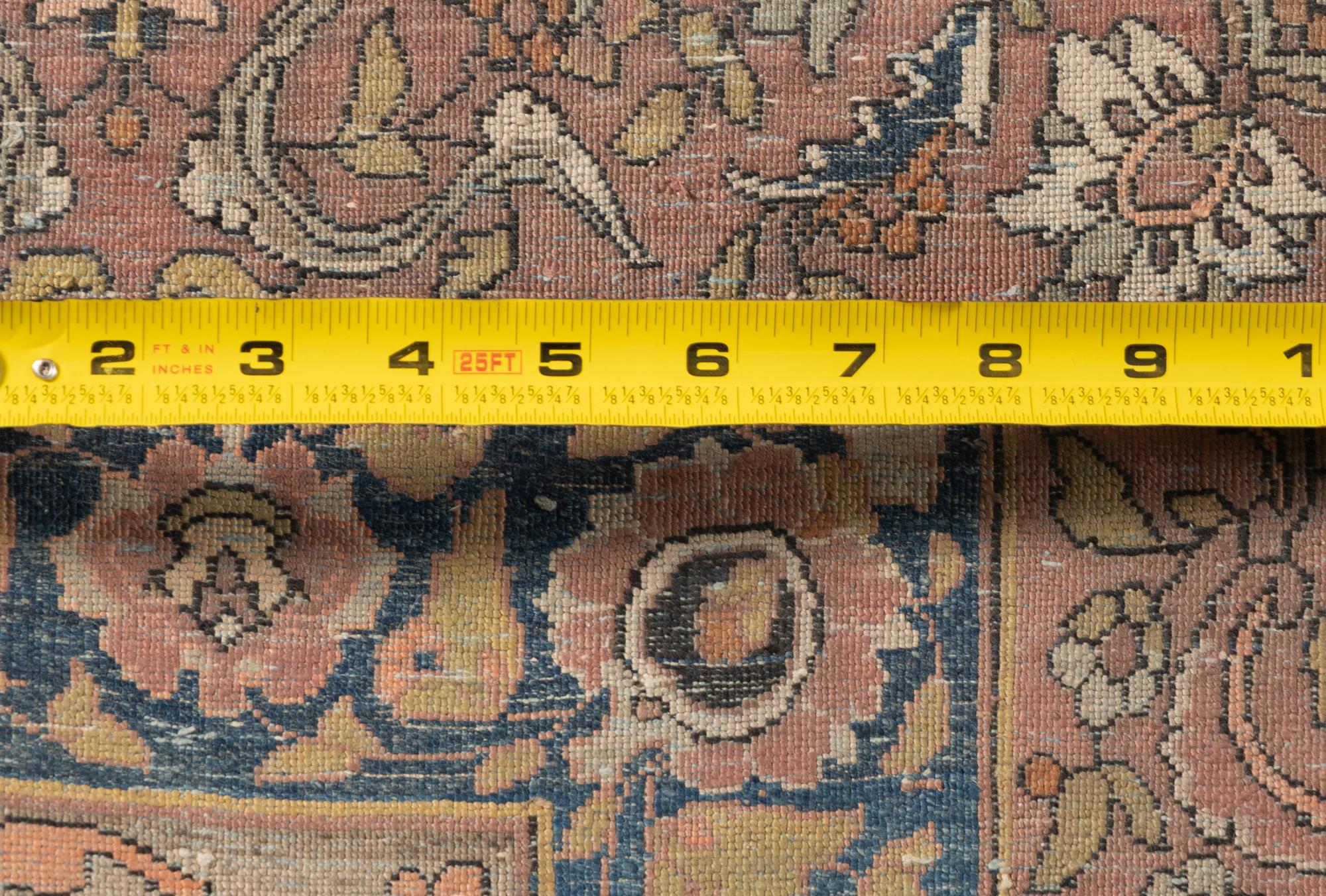 A Kashan Silk Carpet
