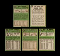 A Complete Set of 1967 Topps Baseball Cards (609/609) Including Graded Tom Seaver Rookie,