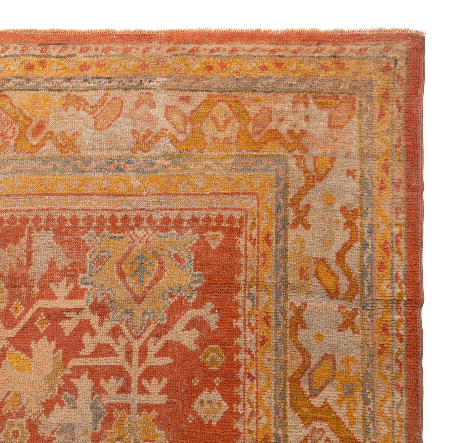 An Oushak Wool Rug
