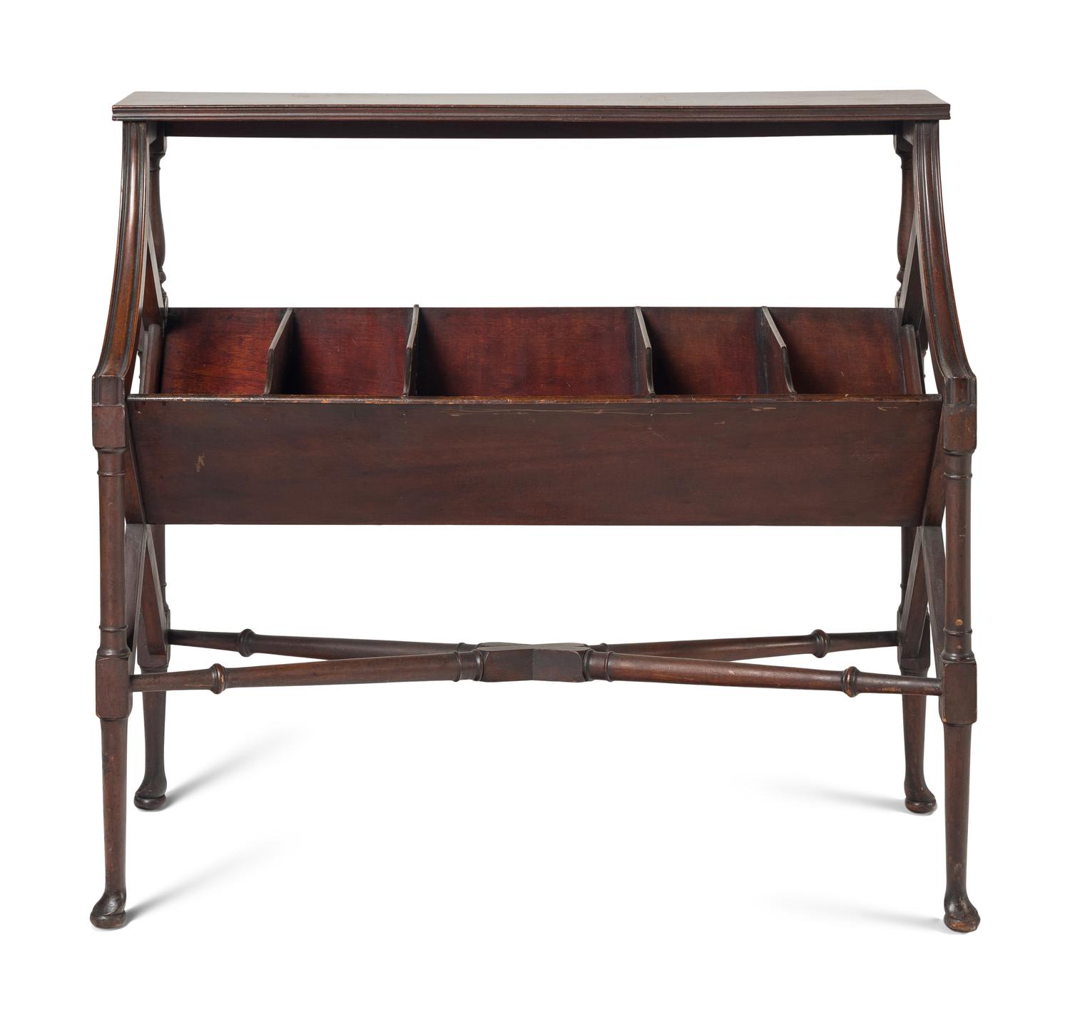 A George III Mahogany Book Stand