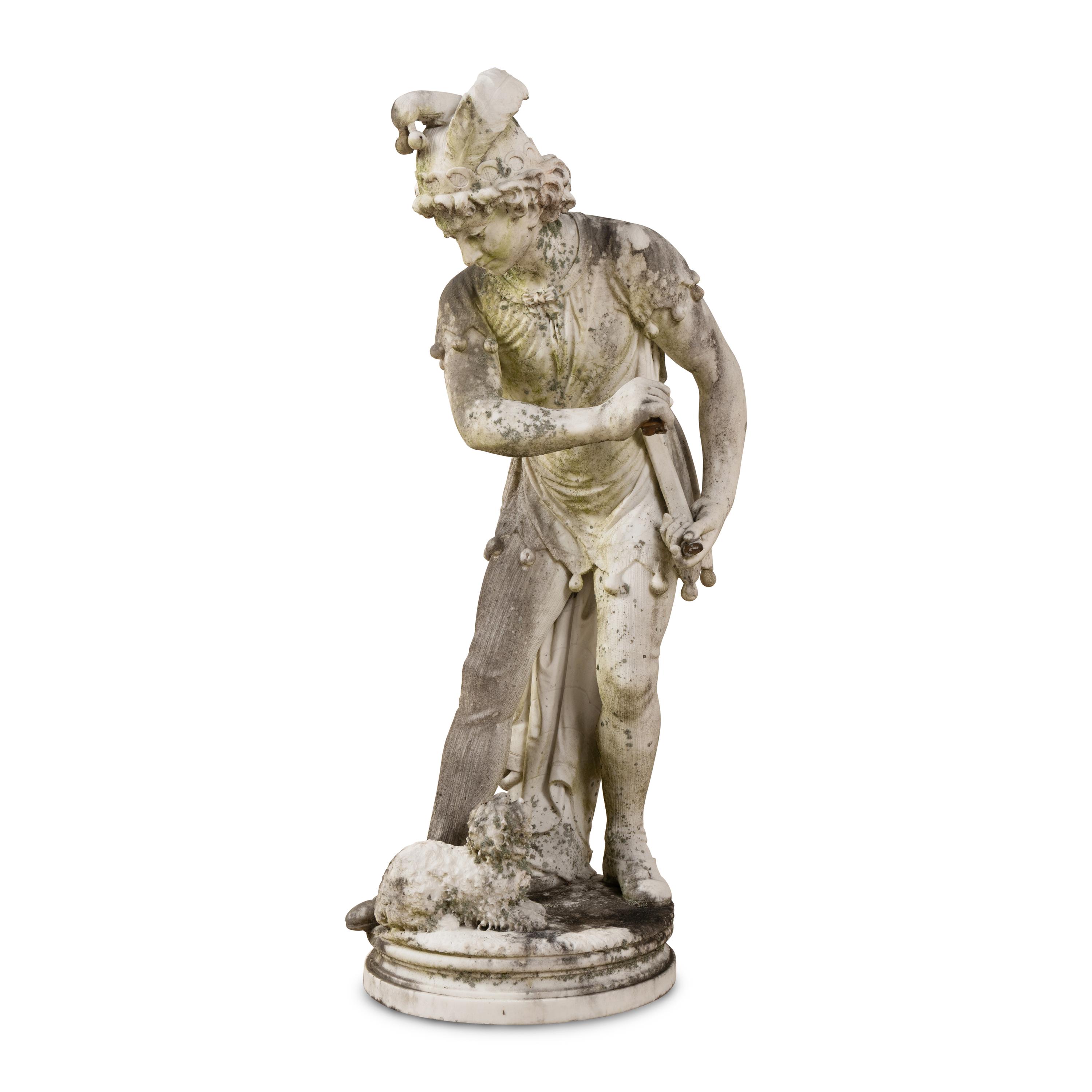 An Italian Marble Figural Group