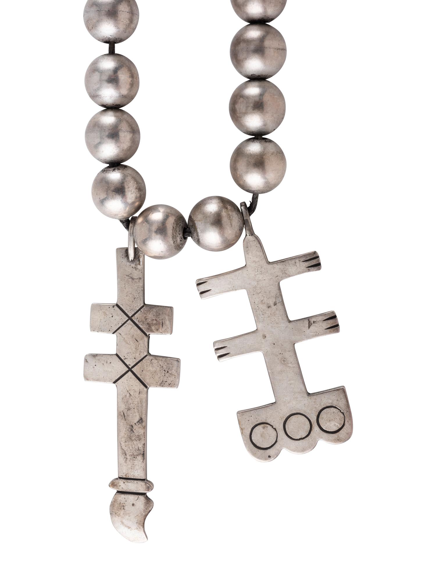 Single-strand Double Cross Necklace