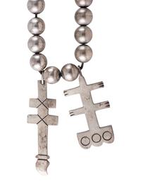Single-strand Double Cross Necklace