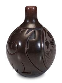 Sgraffito Blackware Jar