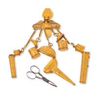 A Georgian Gilt Metal Chatelaine — 18th Century