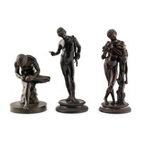 Three Italian Grand Tour Bronze Figures
