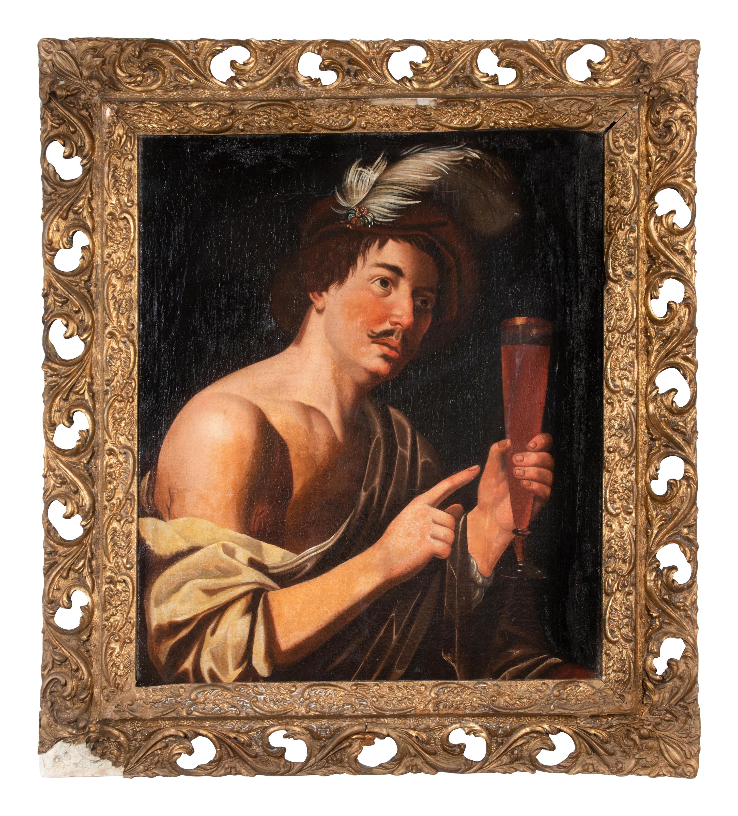 Man Holding Drink