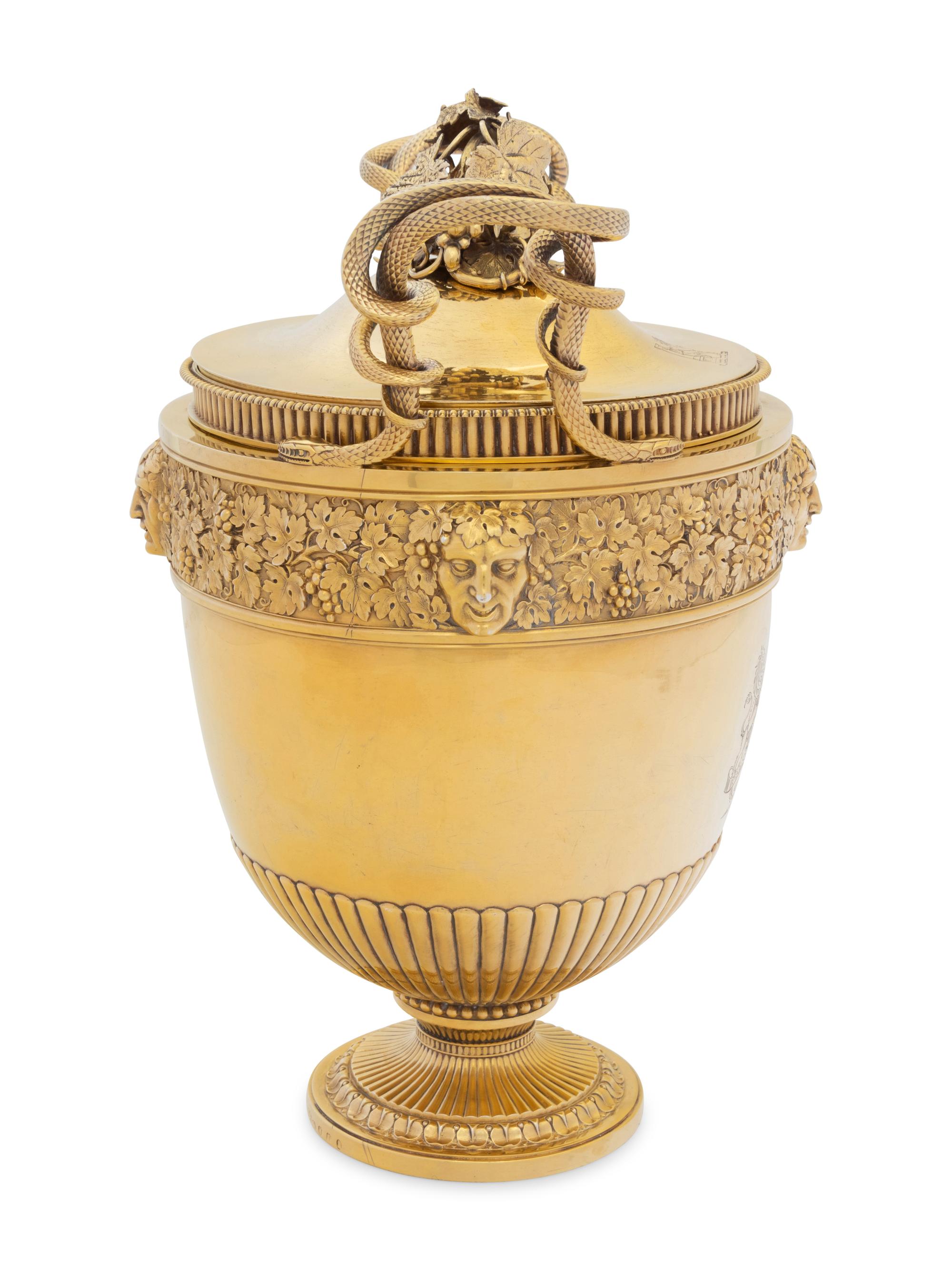 A Paul Storr George III Silver-Gilt Fruit Cooler