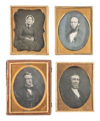 [EARLY PHOTOGRAPHY]. 11 quarter plate daguerreotype portraits incl. WHITEHURST & JAQUITH examples.