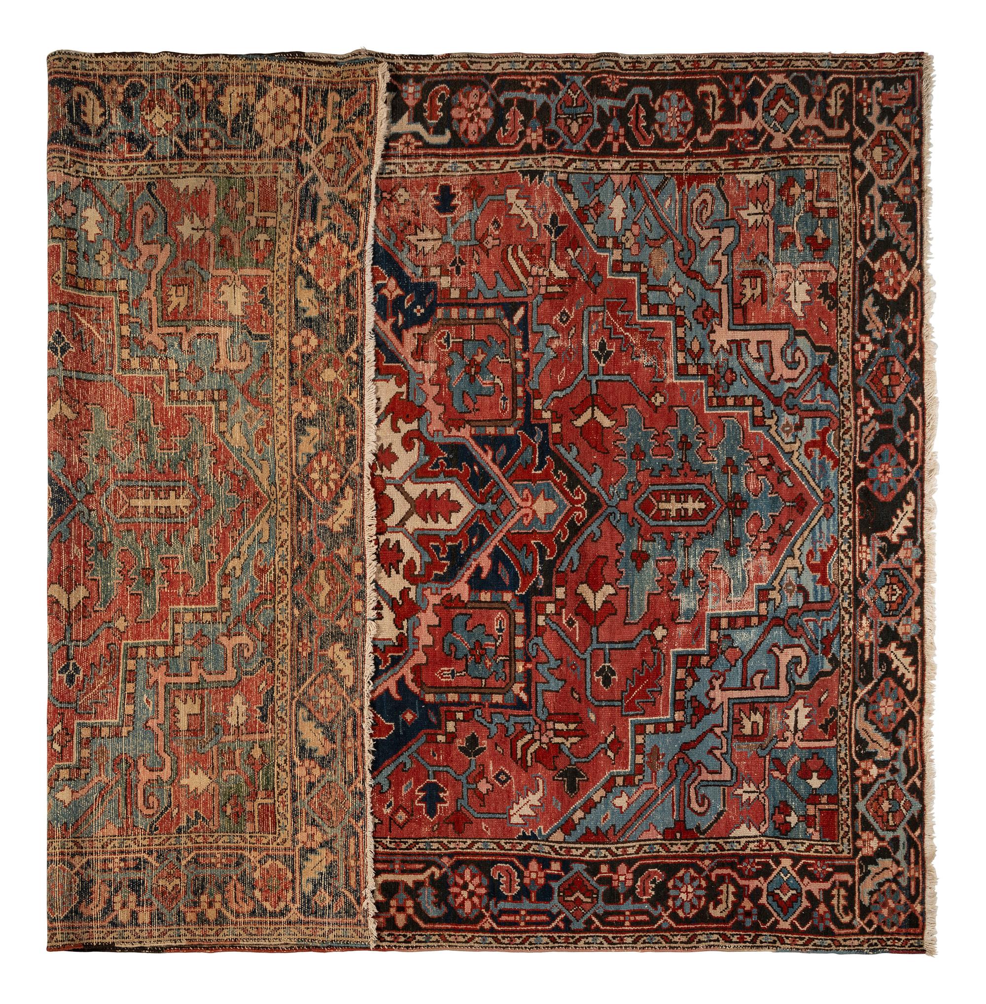 A Heriz Wool Rug