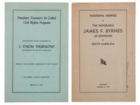 [CIVIL RIGHTS]. A group of ephemera from the early Civil Rights era, especially politics, comprising:
