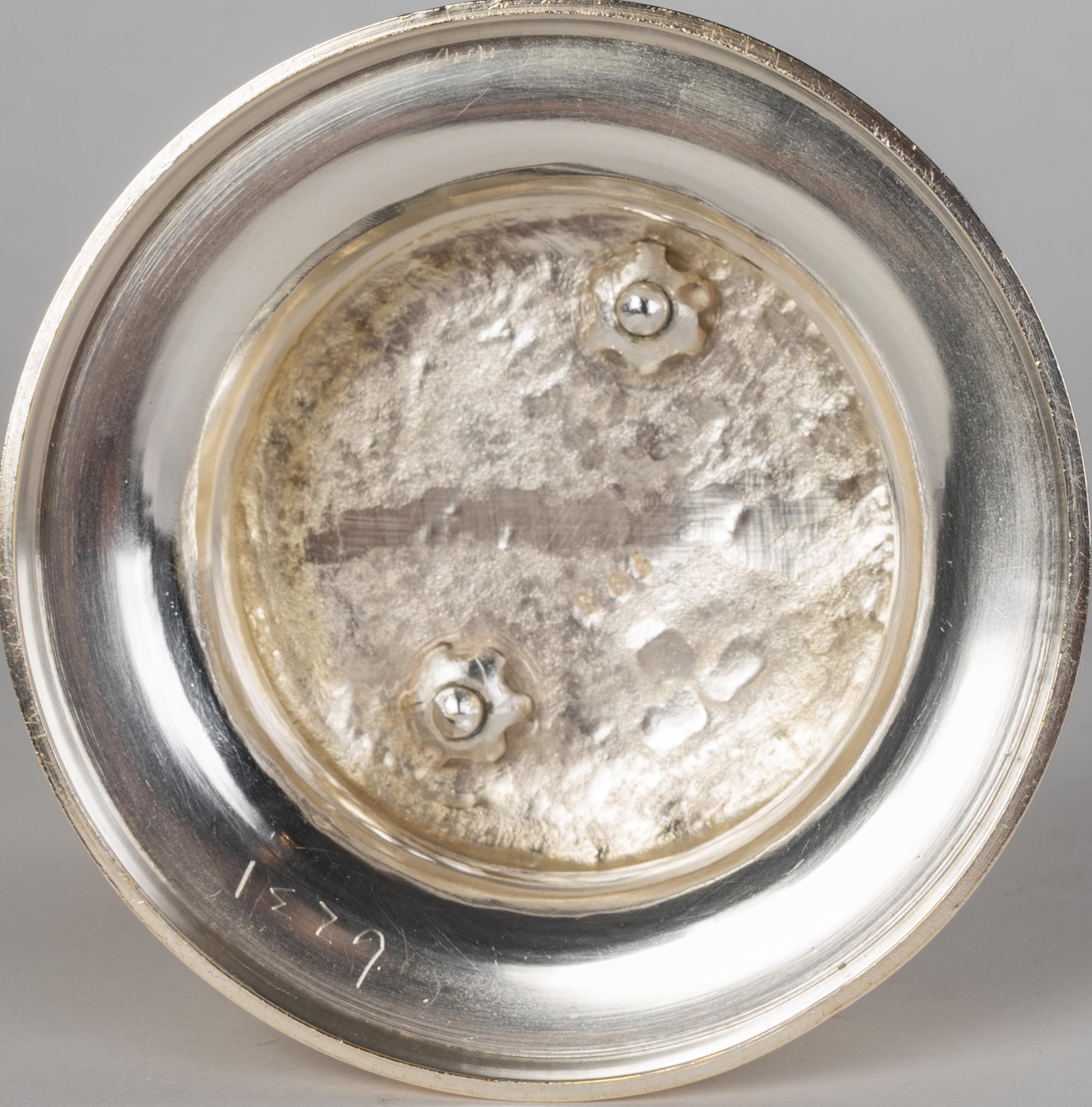 Set of Four Victorian Silver Figural Salts — E & J BARNARD, LONDON, 1866