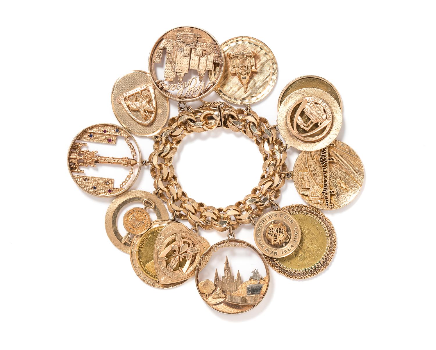 Gold Charm Bracelet