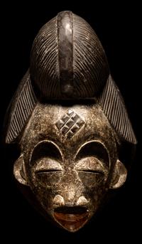 Two Punu Wood Masks