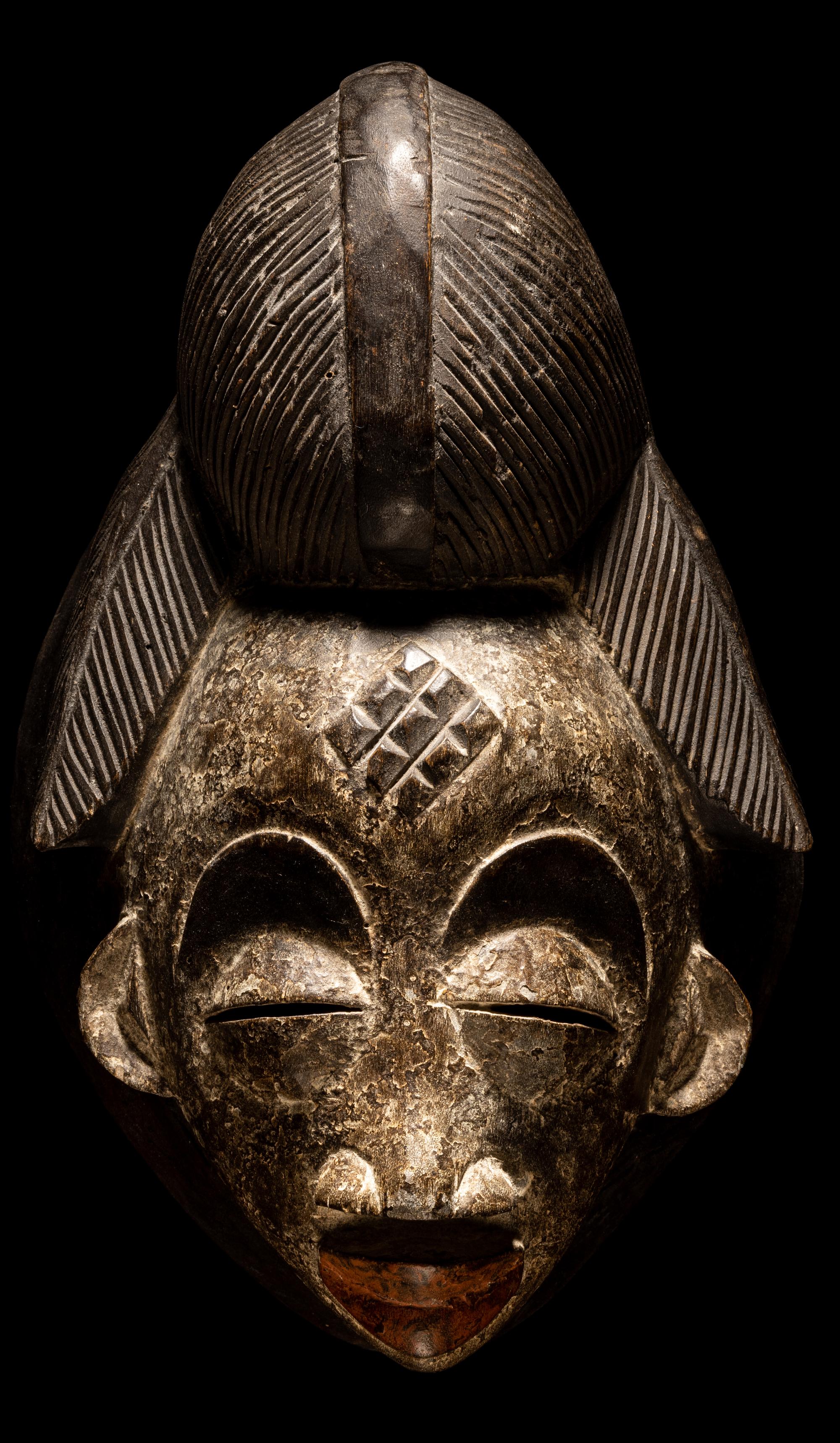 Two Punu Wood Masks
