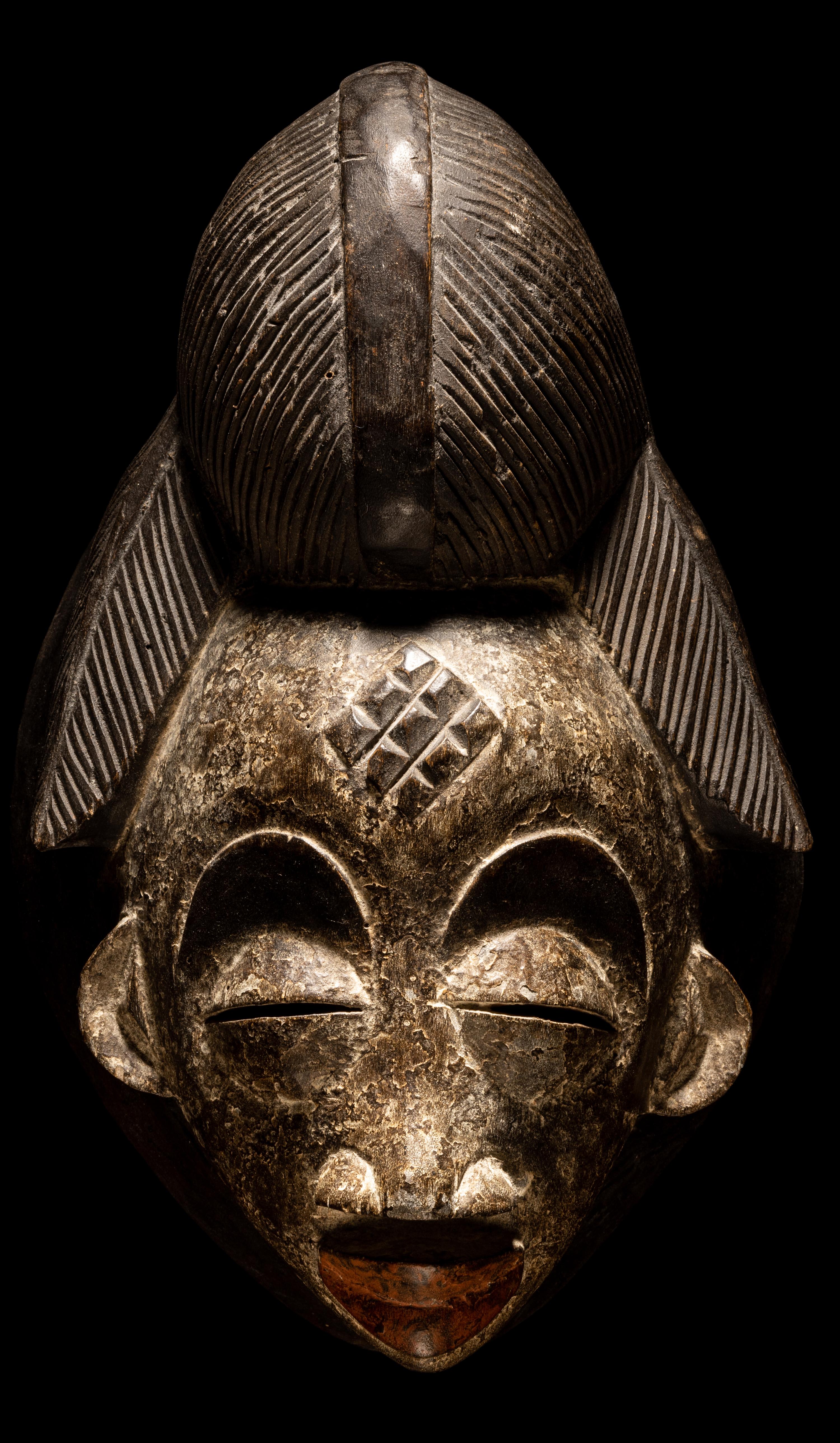 Two Punu Wood Masks
