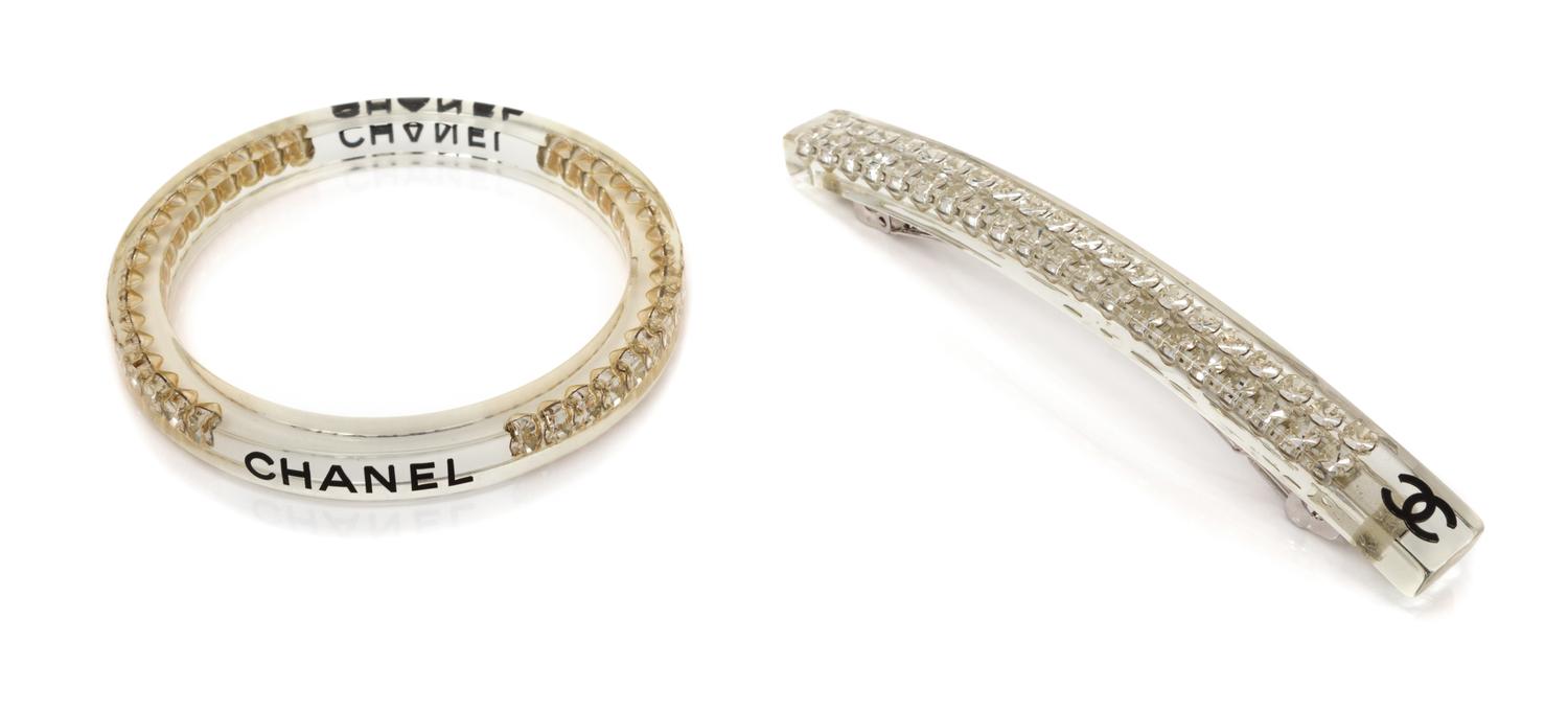 Chanel Bangle and Hair Clip, 2005