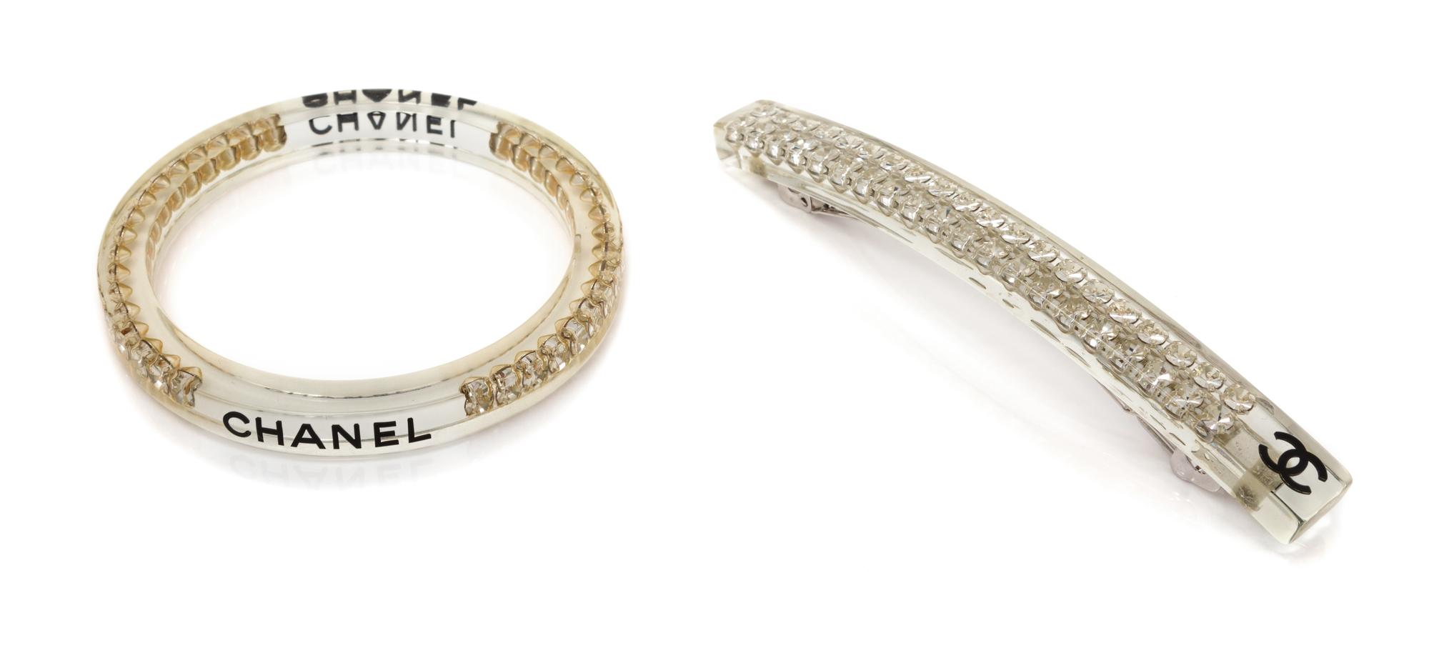 Chanel Bangle and Hair Clip, 2005