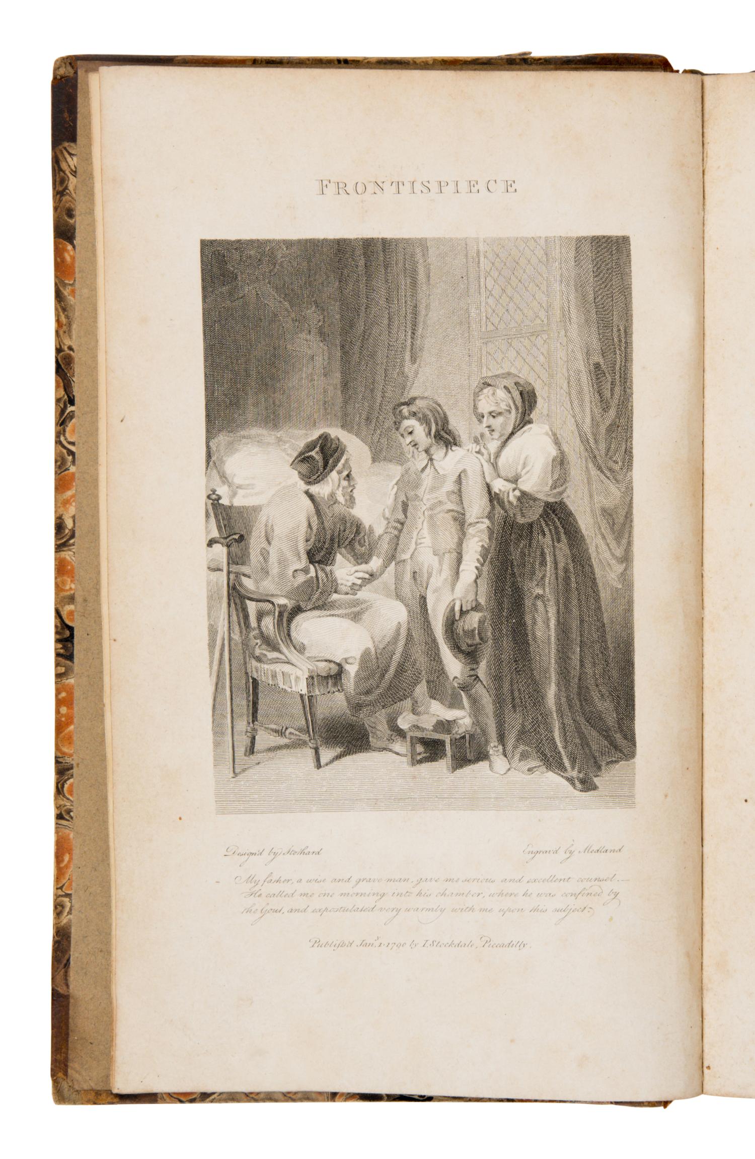 Defoe, Daniel (1660-1731). The Life and Strange Surprizing Adventures of Robinson Crusoe . London: printed for John Stockdale, 1790.