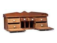 A Late Classical Parcel Gilt Desk Cupboard