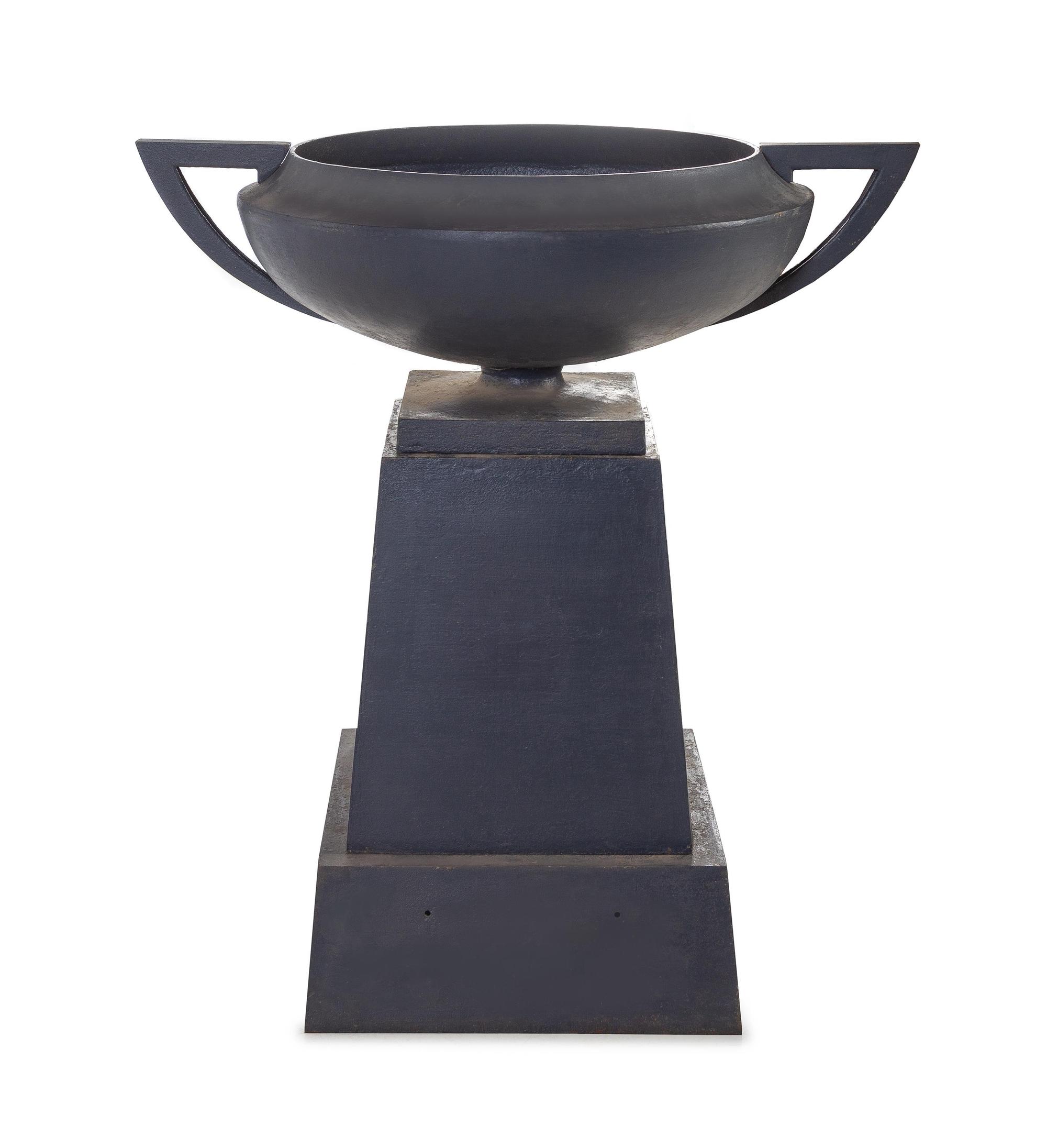 An American Cast Iron Garden Urn