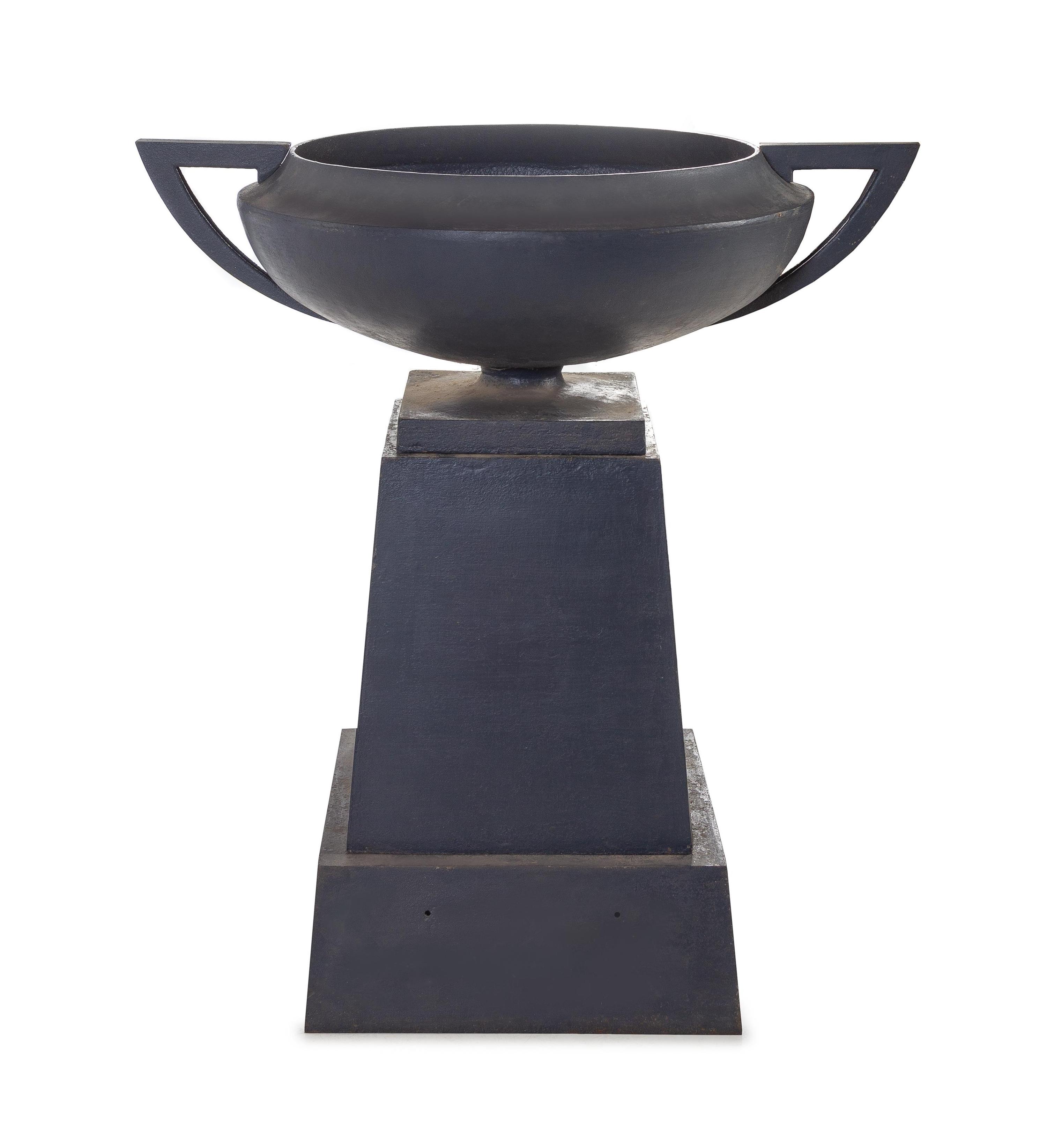 An American Cast Iron Garden Urn