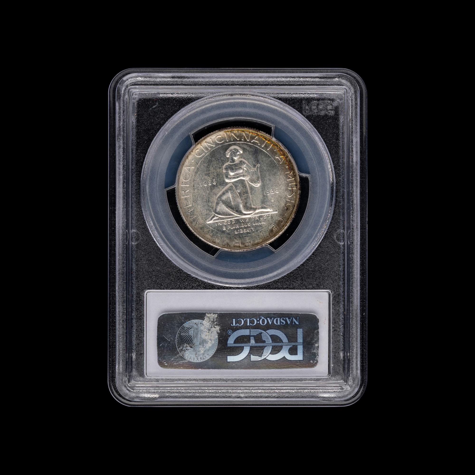 A 1936-D Cincinnati Commemorative 50c Coin [PCGS MS65]