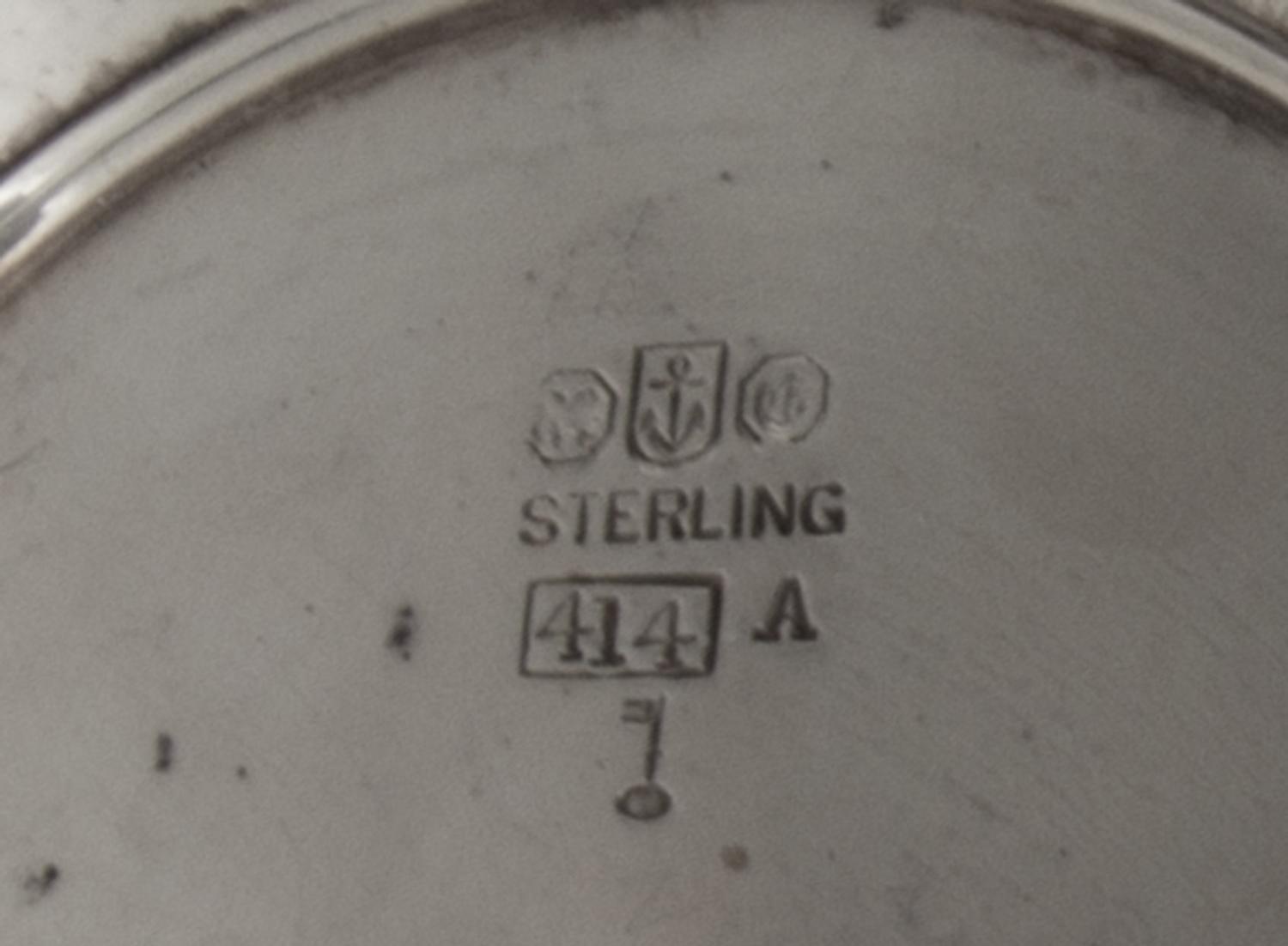An American Silver Coffee Service, Gorham Mfg. Co., Providence, RI, 1906, comprising a coffee pot, a sugar and a creamer, each with app