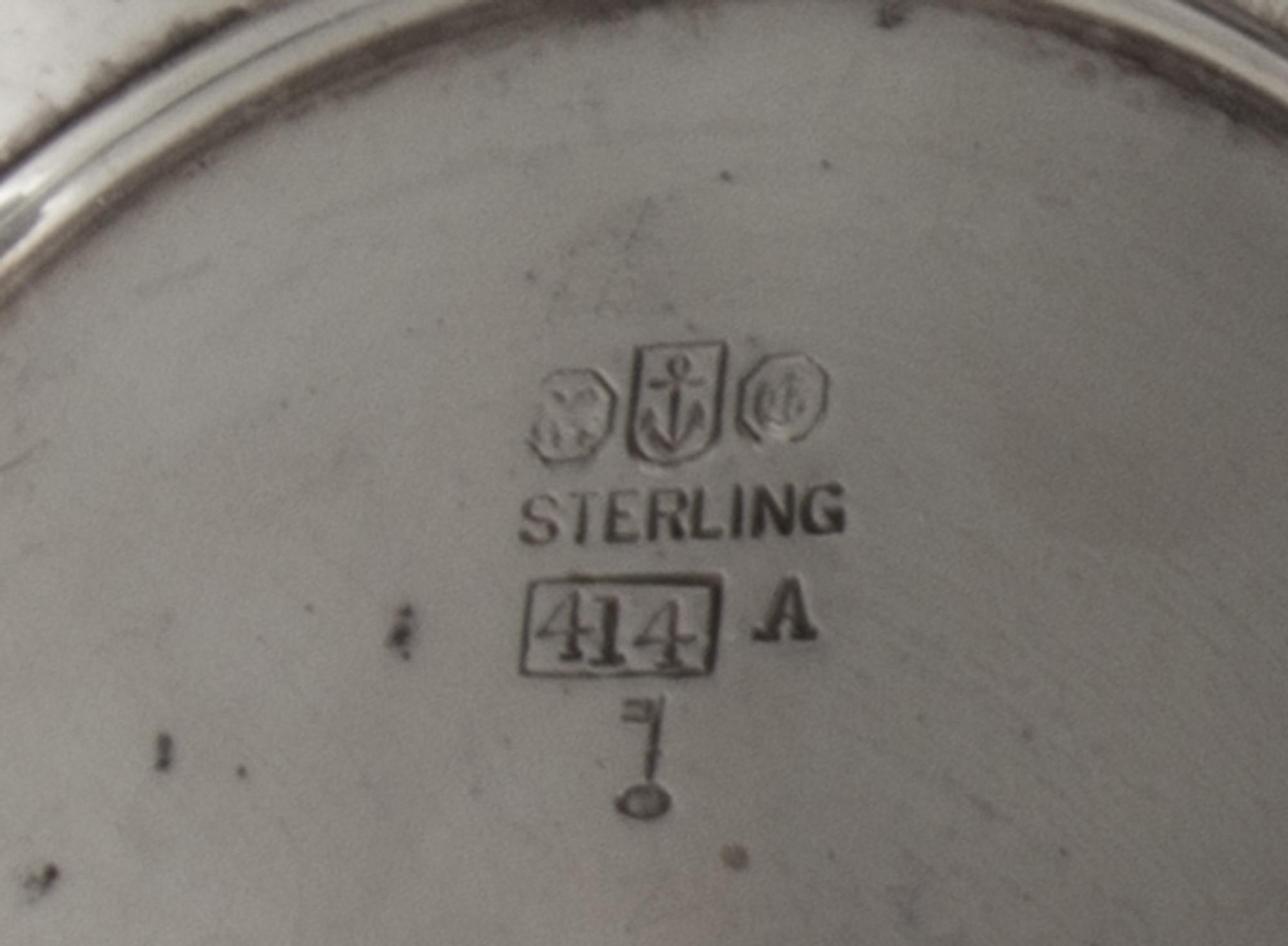 An American Silver Coffee Service, Gorham Mfg. Co., Providence, RI, 1906, comprising a coffee pot, a sugar and a creamer, each with app