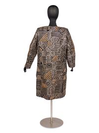 Oscar de la Renta Coat With Leather & Bead Trim, Fall 2010
