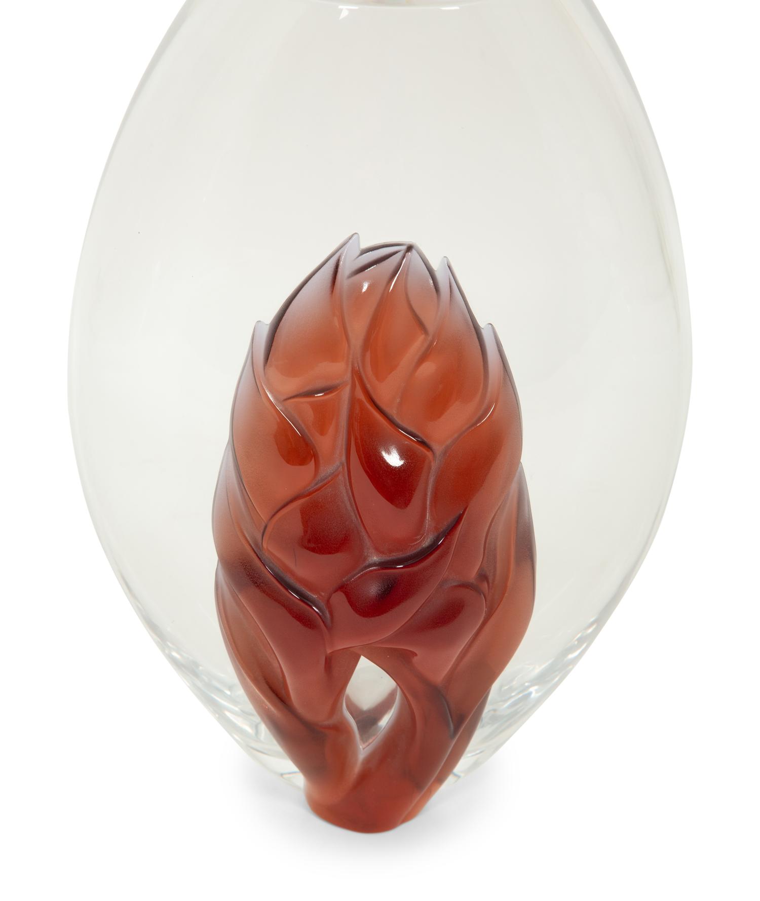 A Lalique Martinique Vase