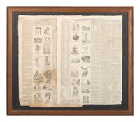 [AFRICAN AMERICANA -RECONSTRUCTION]. A group of 2 items, highlighted by Salt River Telegraph Extra . Philadelphia, PA: N.p., [1867].