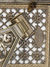 Five Enamel Decorated Table Articles
