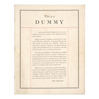 [LIFE Magazine] Dummy of the First Issue of LIFE Magazine, 1936