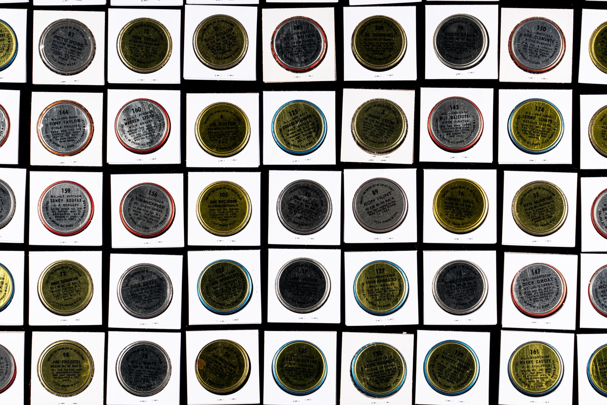 A Large Group of 1964 Topps Coins Including Multiple Hall of Famers and Pete Rose