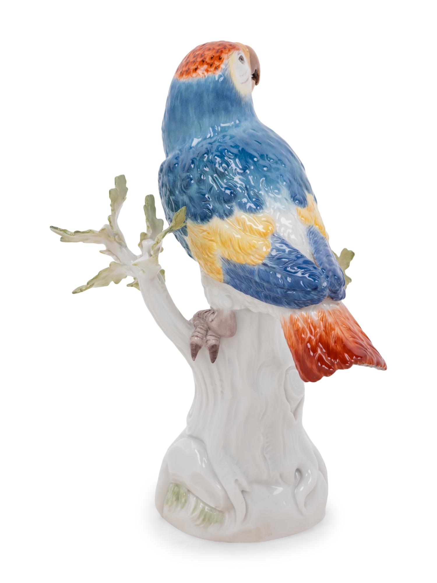 A Meissen Porcelain Bird Figure