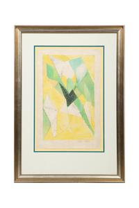 Abstraction de l'Effort , c. 1950 and Les Pigonnier Normand , 1953 (a pair of prints)