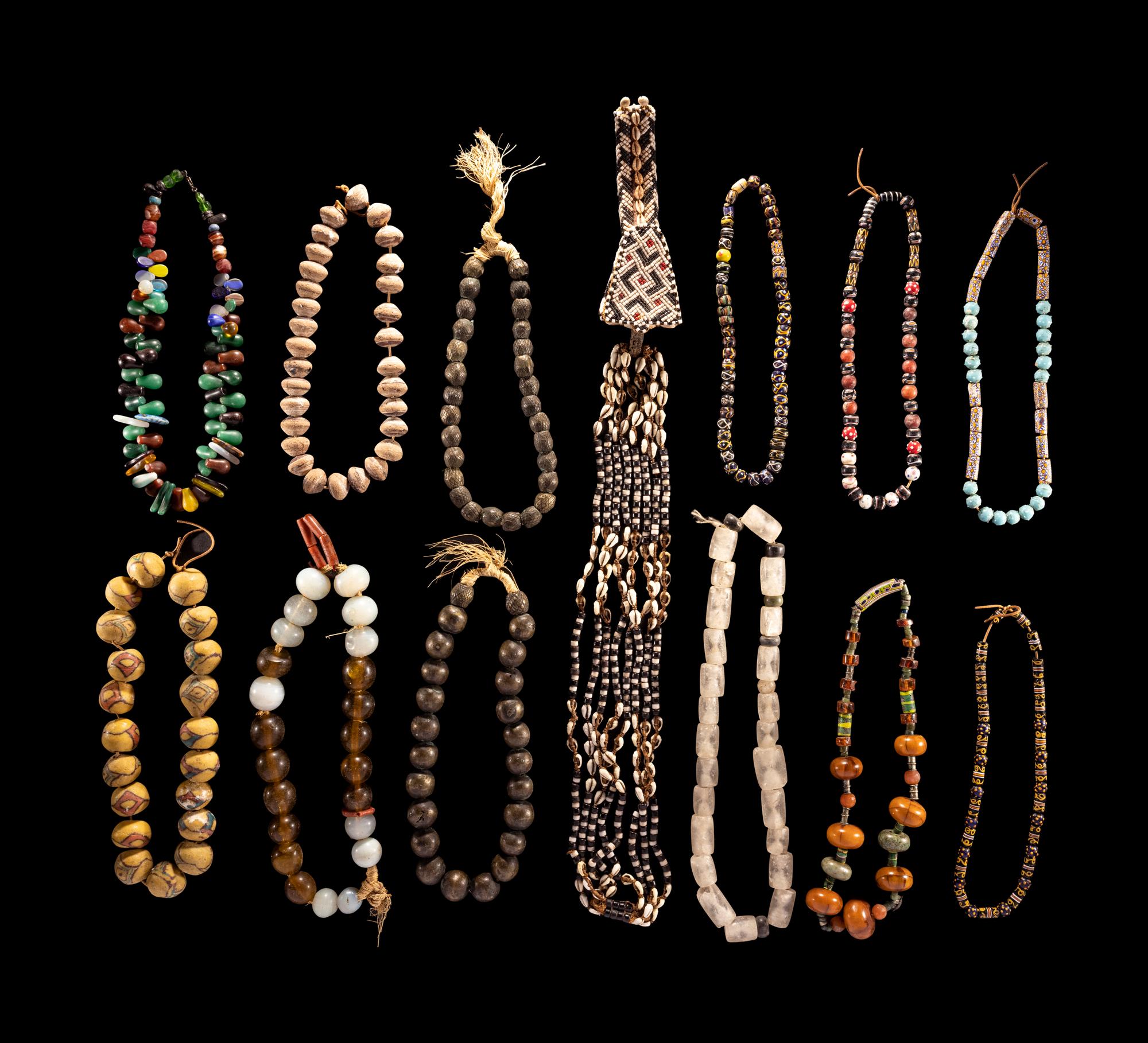 A Group of Ethnographic Beads and Necklaces