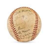 A 1941 Louisville Colonels Team Signed Autograph Baseball