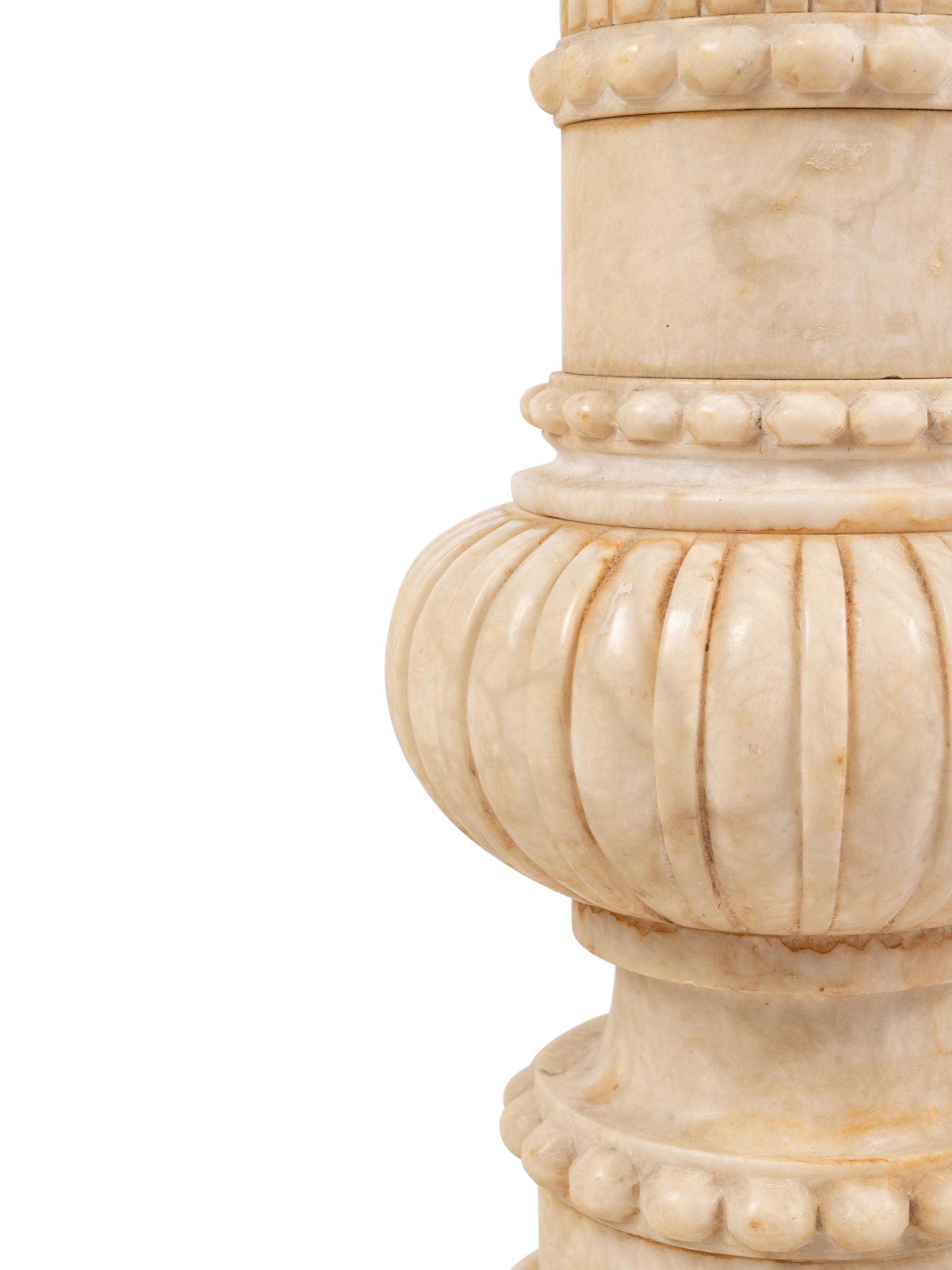 A Continental Marble Pedestal