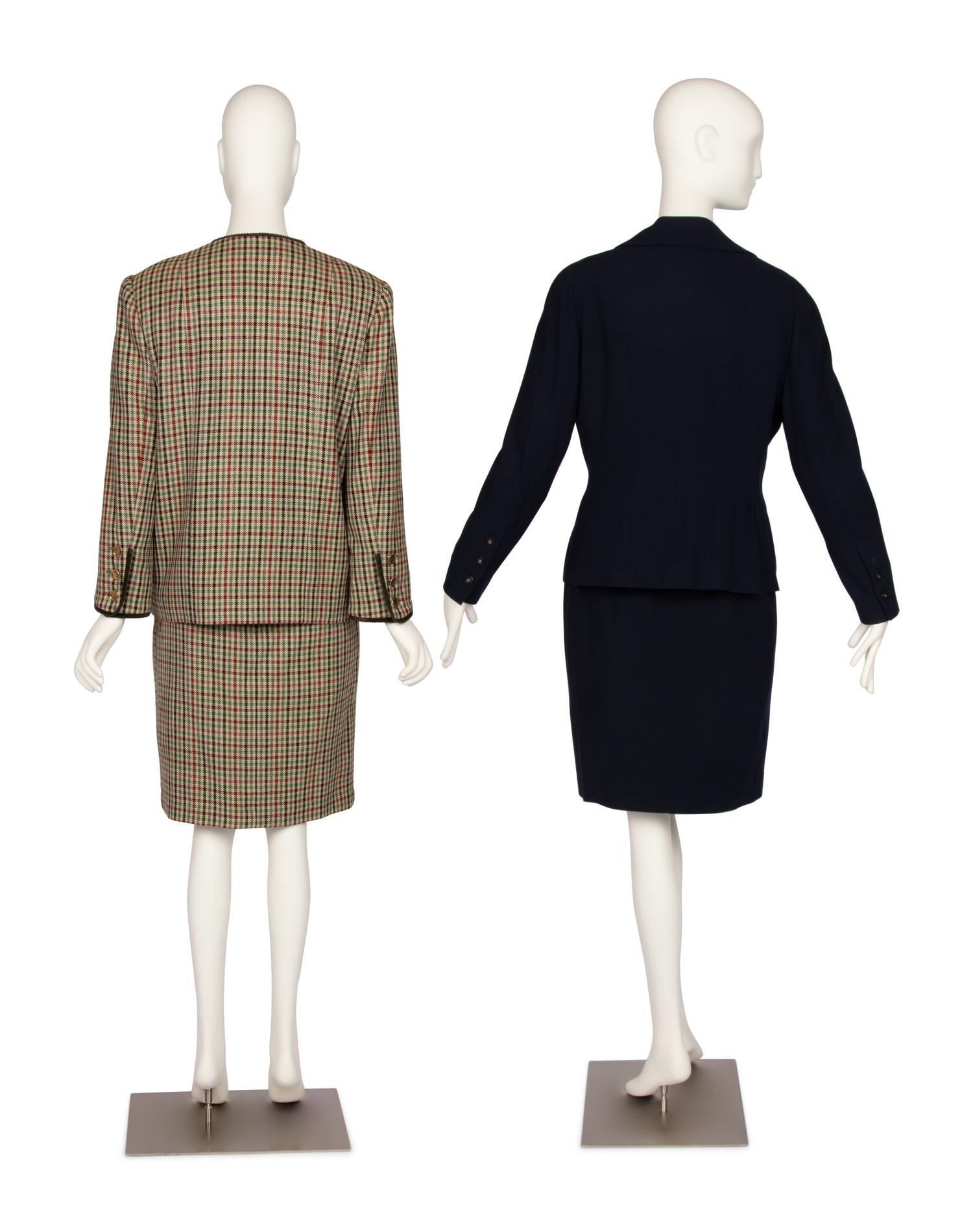 Two Chanel Skirt Suits, 1980-90s